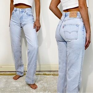 Vintage Levi’s 501 light wash jeans 27x32